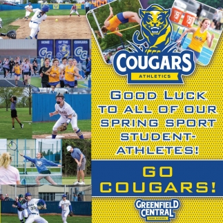 Go Cougars!, Greenfield Central High School, Greenfield, IN